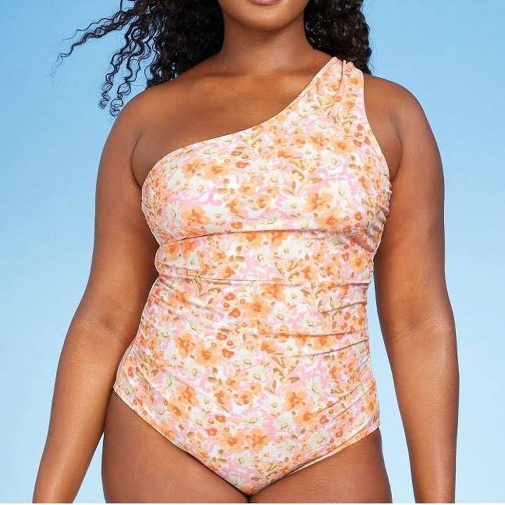 Kona Sol Floral One Piece Swimsuit